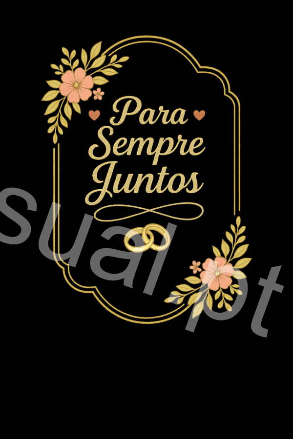 Para Sempre Juntos Rotulo